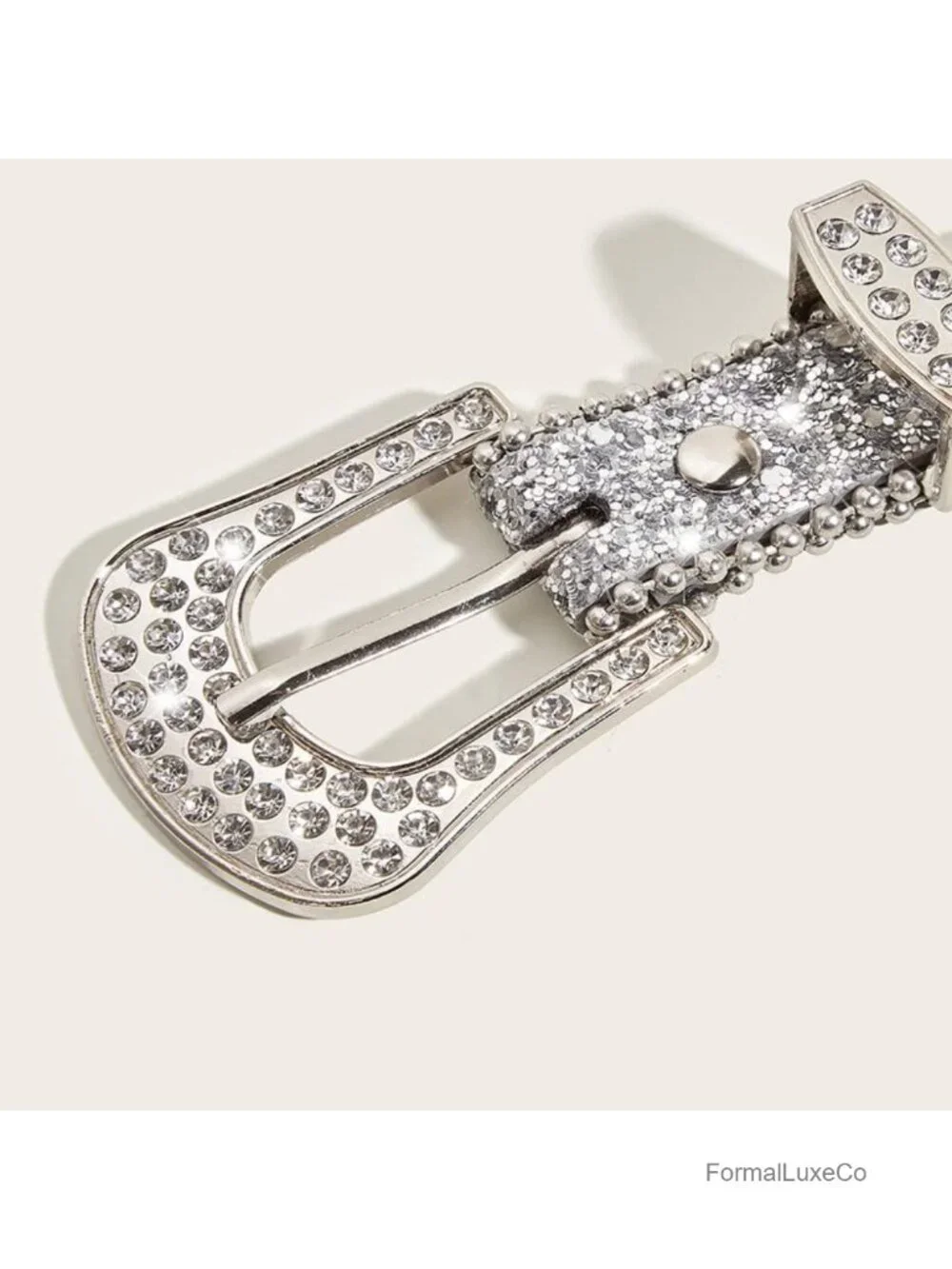 Rhinestone Western Cowgirl Studded Leather Belt Women Men Waist 27-39